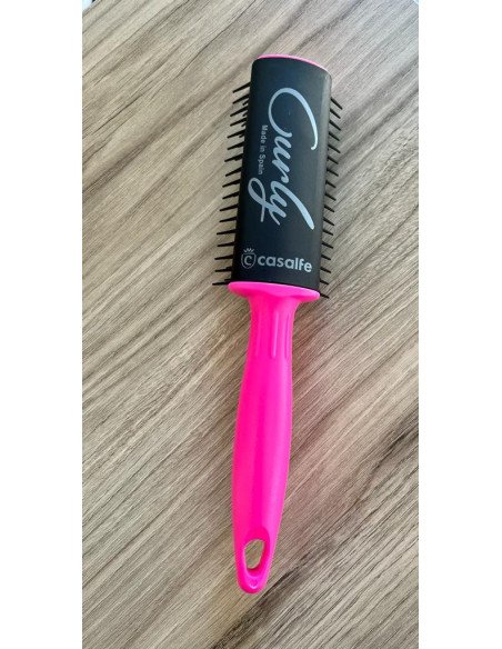 ESCOVA CASALFE CURLY PRO COR FÚCSIA