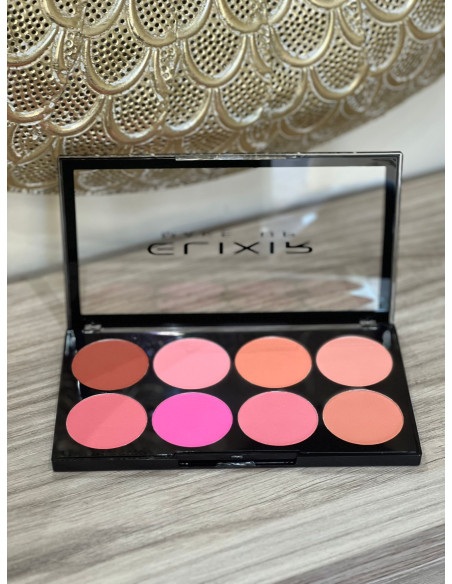Paleta Blush ELIXIR MAKE UP 8 tons
