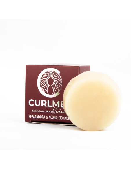 CurlMed Mascarilla Sólida de Proteínas Reparadora y Acondicionadora 50g