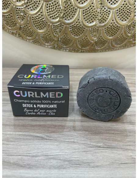 CurlMed Shampoo Sólido Detox e Purificante 80g