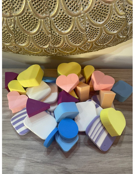 Set 33 Esponjas de Maquillaje Variado