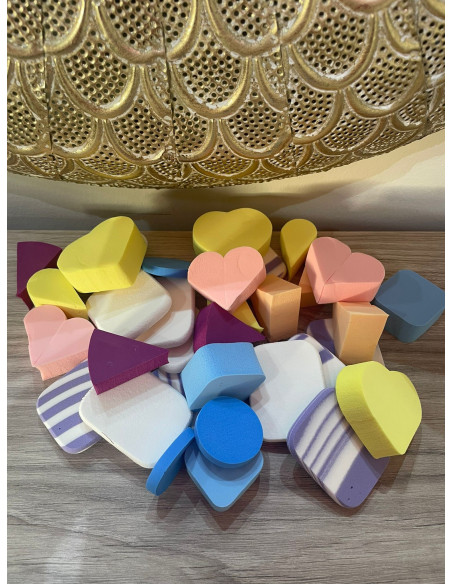 Set 33 Esponjas de Maquillaje Variado