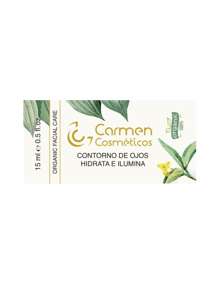 Creme contorno de olhos hidrata e ilumina Carmen Cosméticos 15ml