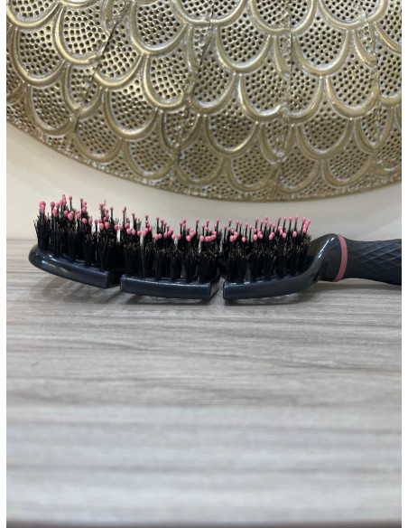 Escova Eurostil Oval Flexível Biodegradável Preto