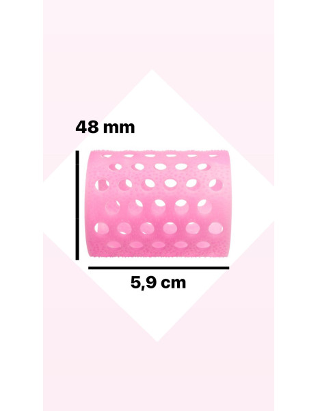 Rulos Rosa Oriol N-7 12 unidades