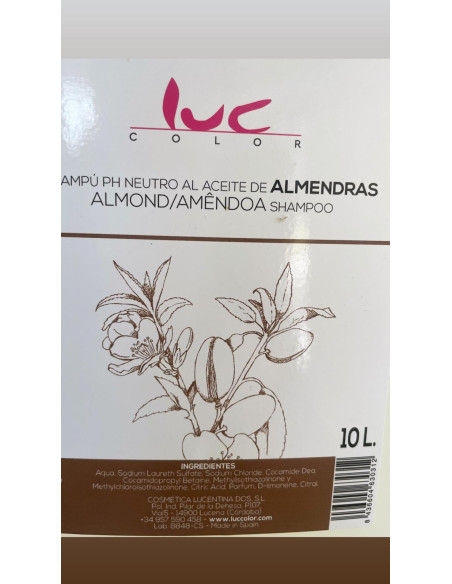 Champú Neutro 10l Almendras.