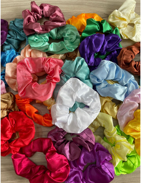 Elásticos de cabelo de cetim