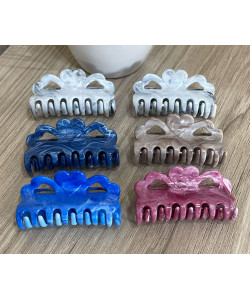 Conjunto de 6 Presilhas Tipo Grampo Mármore Oriol 2