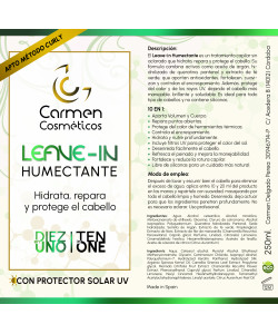 Leave-in Humectante Carmen Cosméticos 250ml 2