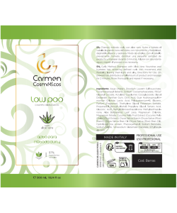 Low Poo Champú Hidratante Vegano de Carmen Cosméticos 300ml 2