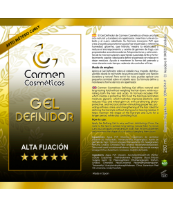 Gel Definidor de Carmen Cosméticos 2