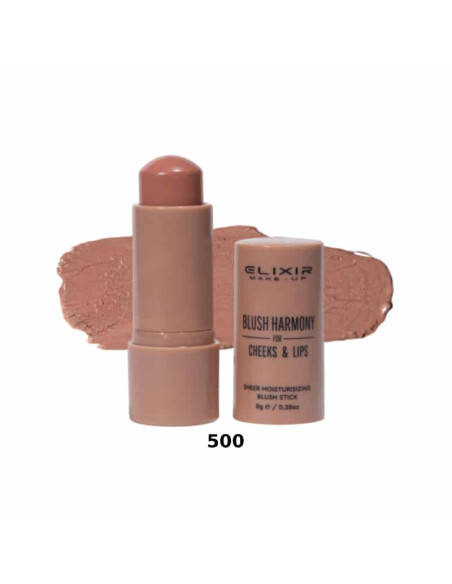Combo Colorete Y Labial Elixir Blush Harmony Stick