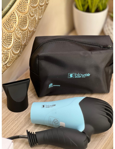 Mini Secador Viaje Azul Pocket