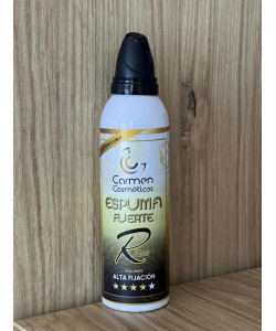 Espuma Fuerte Rizos Carmen Cosméticos Alta fijación con volumen 200ml