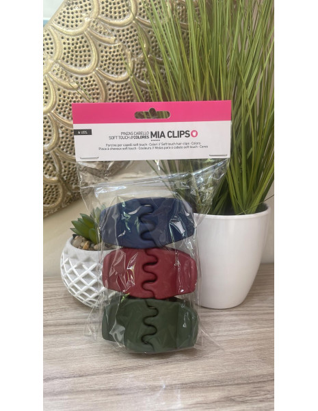 Set de 6 Pinzas Soft Touch