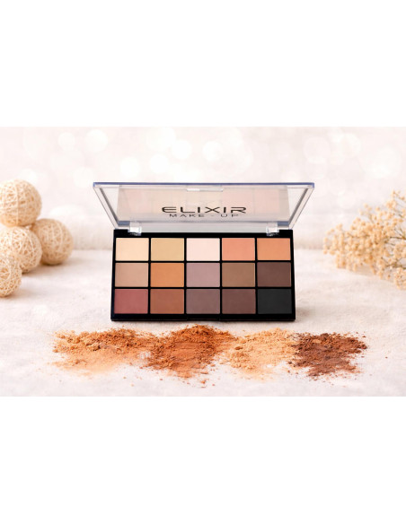 Paleta de Sombras Elixir 15 tonos Café