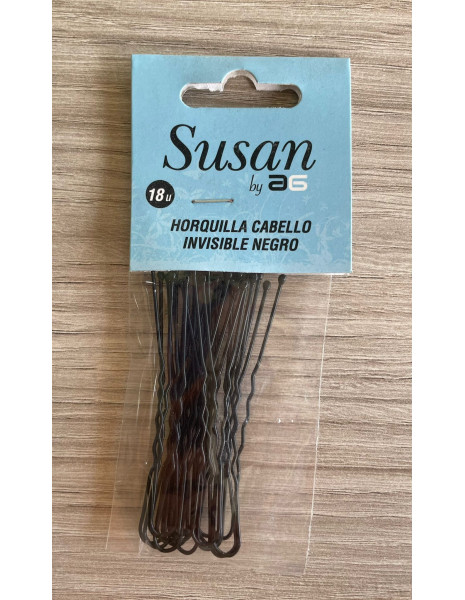 Pack de Horquillas Negras Susan18 uds.