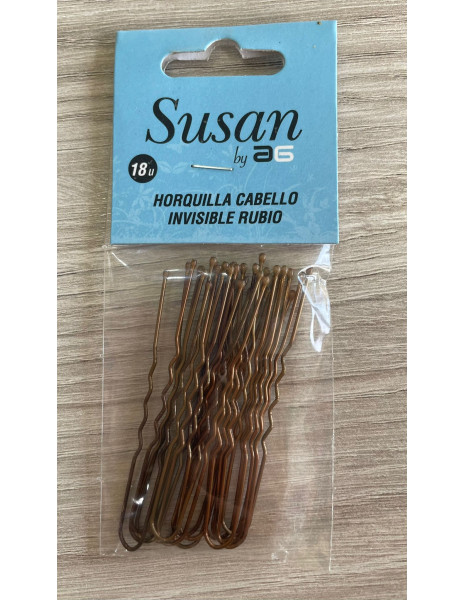 Pack de Horquillas Rubias Susan18 uds.