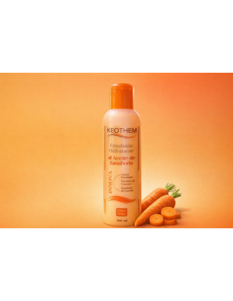 Emulsión Hidratante al Aceite de Zanahoria 500ml