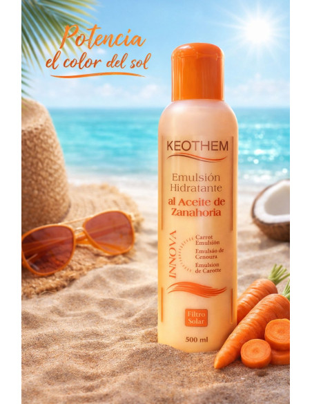 Emulsión Hidratante al Aceite de Zanahoria 500ml