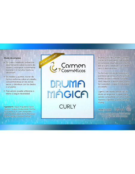 Bruma Mágica Curly de Carmen Cosméticos 120 ml