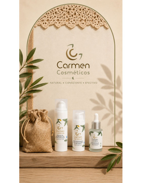 Pack de cremes faciais + bolsa de presente