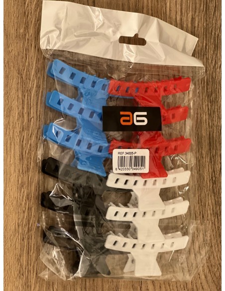 Pinzas peluquería profesional separadoras para particiones del cabello.